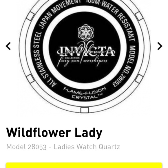 New - Invicta rose-gold dial wildflower watch - Picture 7 of 9
